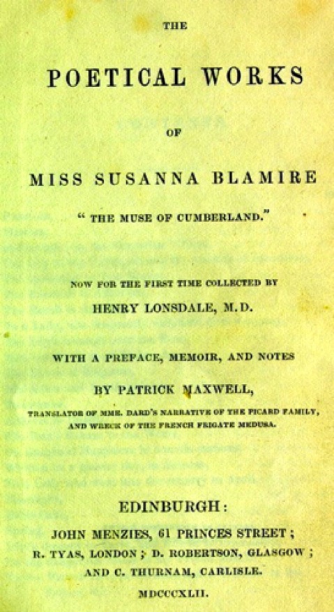 The Poetical Works of Miss Susanna Blamire
(1842)