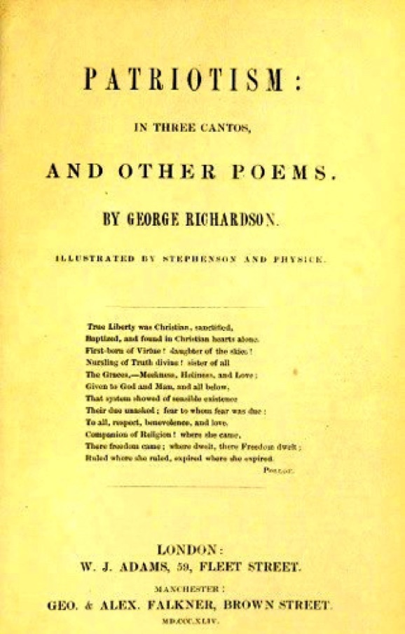 Patriotism and Other Poems
(1844)