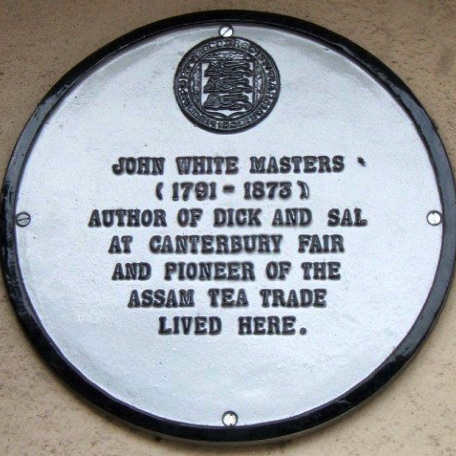 John White Masters’ conmemorative plaque in Faversham