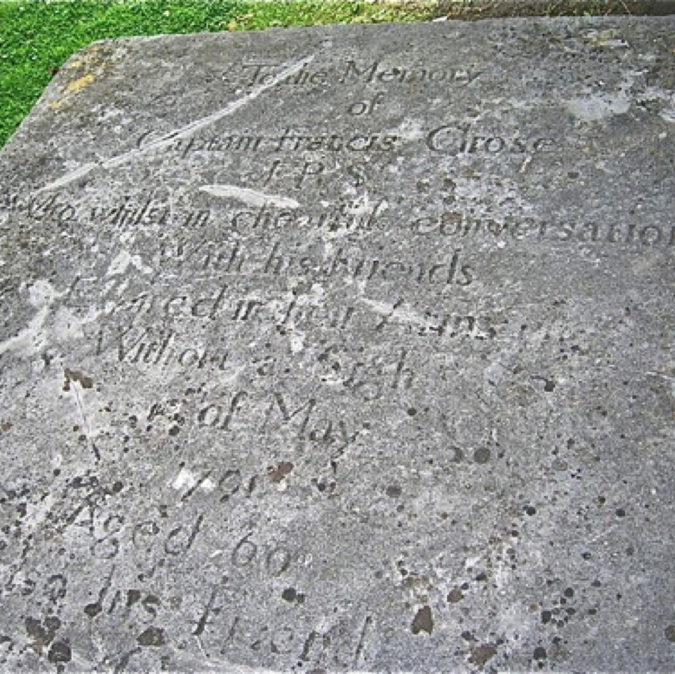 Francis Grose's grave